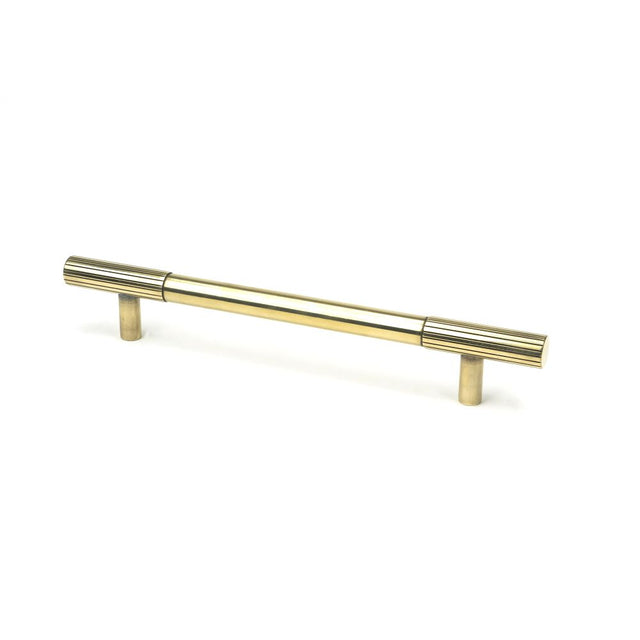High quality image of From The Anvil - Aged Brass Judd Pull Handle - Medium | Sku. 50387 | Trade Door Handles, Kendal.