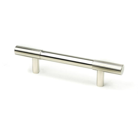 This is an image showing From The Anvil - Polished Nickel Judd Pull Handle - Small available from trade door handles, quick delivery and discounted prices