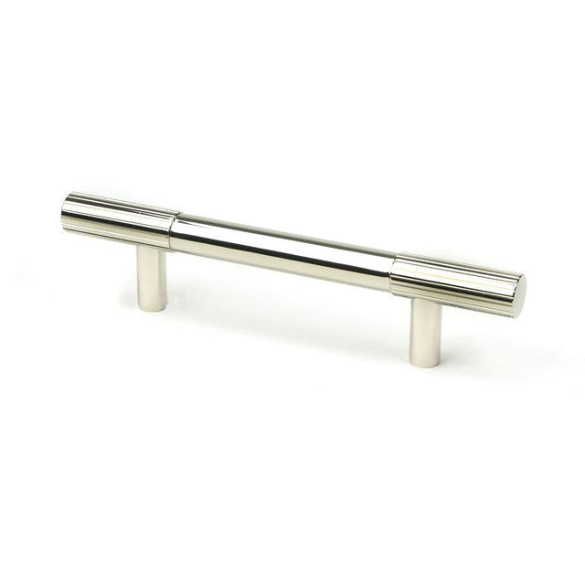 This is an image showing From The Anvil - Polished Nickel Judd Pull Handle - Small available from trade door handles, quick delivery and discounted prices