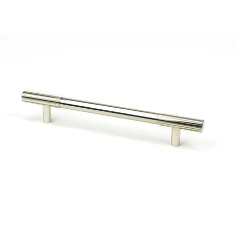 This is an image showing From The Anvil - Polished Nickel Judd Pull Handle - Medium available from trade door handles, quick delivery and discounted prices