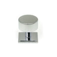 This is an image showing From The Anvil - Polished Chrome Judd Cabinet Knob - 32mm (Square) available from trade door handles, quick delivery and discounted prices