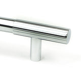 This is an image showing From The Anvil - Polished Chrome Judd Pull Handle - Medium available from trade door handles, quick delivery and discounted prices