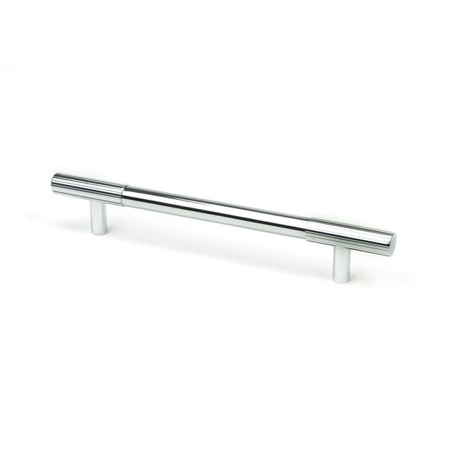 This is an image showing From The Anvil - Polished Chrome Judd Pull Handle - Medium available from trade door handles, quick delivery and discounted prices