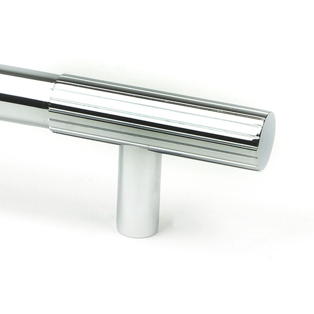 This is an image showing From The Anvil - Polished Chrome Judd Pull Handle - Large available from trade door handles, quick delivery and discounted prices