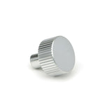 This is an image showing From The Anvil - Satin Chrome Judd Cabinet Knob - 25mm (No rose) available from trade door handles, quick delivery and discounted prices