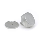 This is an image showing From The Anvil - Satin Chrome Judd Cabinet Knob - 38mm (Plain) available from trade door handles, quick delivery and discounted prices