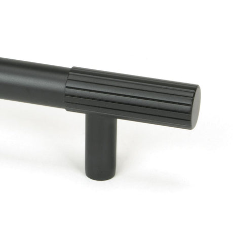 This is an image showing From The Anvil - Matt Black Judd Pull Handle - Small available from trade door handles, quick delivery and discounted prices