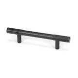 This is an image showing From The Anvil - Matt Black Judd Pull Handle - Small available from trade door handles, quick delivery and discounted prices