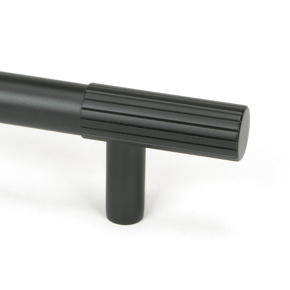 This is an image showing From The Anvil - Matt Black Judd Pull Handle - Medium available from trade door handles, quick delivery and discounted prices