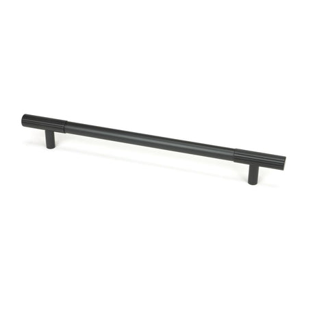 This is an image showing From The Anvil - Matt Black Judd Pull Handle - Large available from trade door handles, quick delivery and discounted prices