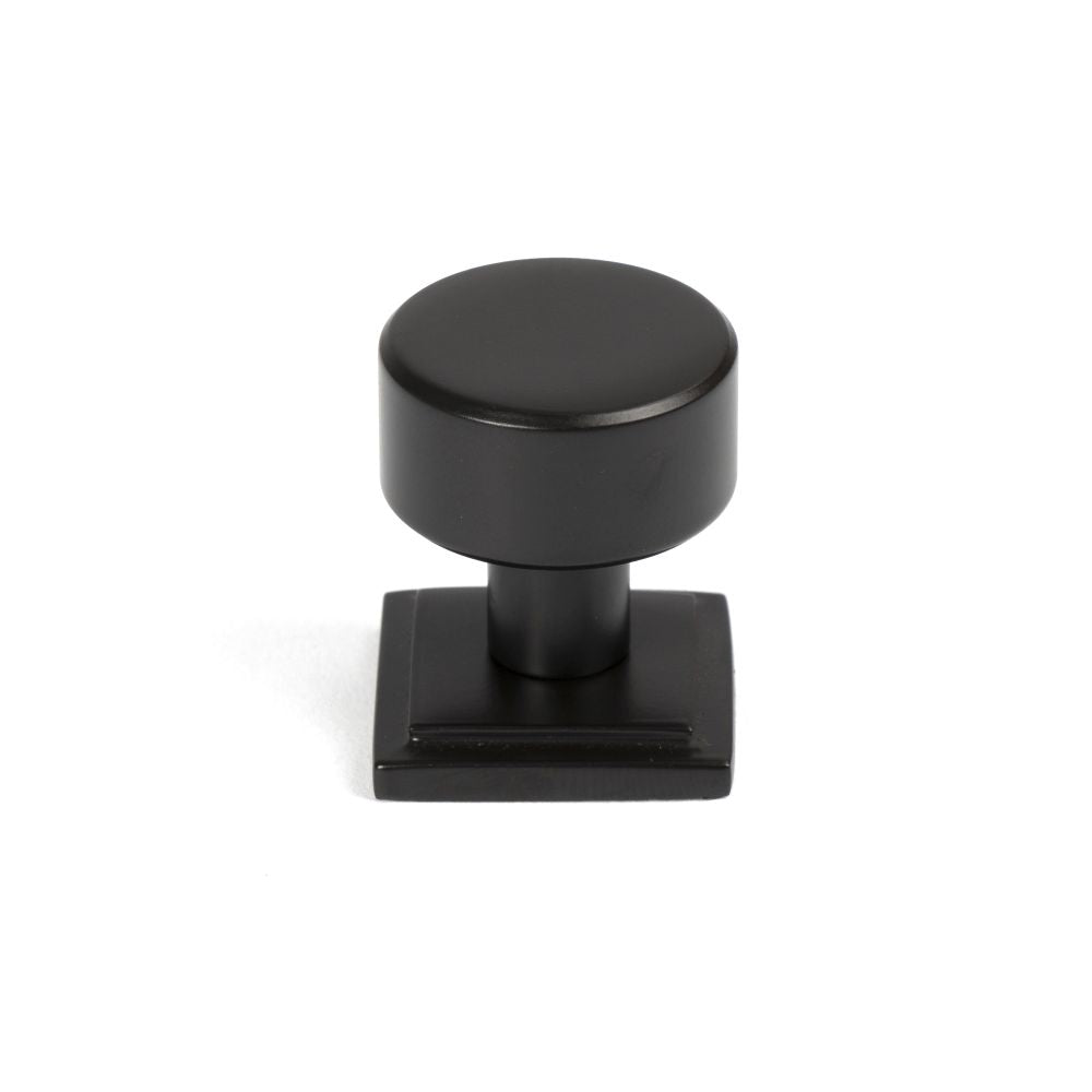 This is an image showing From The Anvil - Aged Bronze Kelso Cabinet Knob - 25mm (Square) available from trade door handles, quick delivery and discounted prices