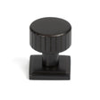 High quality image of From The Anvil - Aged Bronze Judd Cabinet Knob - 25mm (Square) | Sku. 50450 | Trade Door Handles, Kendal.