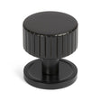 High quality image of From The Anvil - Aged Bronze Judd Cabinet Knob - 32mm (Plain) | Sku. 50451 | Trade Door Handles, Kendal.