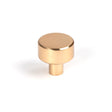 This is an image showing From The Anvil - Polished Bronze Kelso Cabinet Knob - 25mm (No rose) available from trade door handles, quick delivery and discounted prices