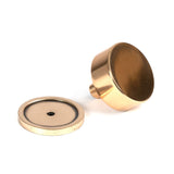 This is an image showing From The Anvil - Polished Bronze Kelso Cabinet Knob - 38mm (Plain) available from trade door handles, quick delivery and discounted prices