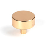 This is an image showing From The Anvil - Polished Bronze Kelso Cabinet Knob - 38mm (No rose) available from trade door handles, quick delivery and discounted prices