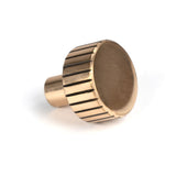 This is an image showing From The Anvil - Polished Bronze Judd Cabinet Knob - 25mm (No rose) available from trade door handles, quick delivery and discounted prices