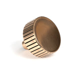 This is an image showing From The Anvil - Polished Bronze Judd Cabinet Knob - 38mm (No rose) available from trade door handles, quick delivery and discounted prices
