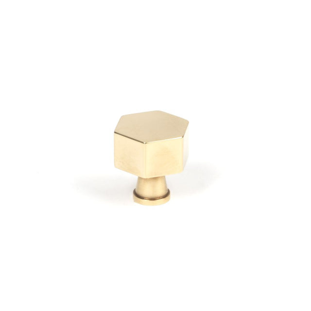 This is an image showing From The Anvil - Aged Brass Kahlo Cabinet Knob - 25mm available from trade door handles, quick delivery and discounted prices