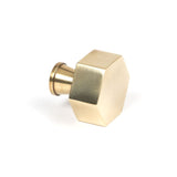 This is an image showing From The Anvil - Aged Brass Kahlo Cabinet Knob - 32mm available from trade door handles, quick delivery and discounted prices