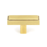 This is an image showing From The Anvil - Aged Brass Scully T-Bar available from trade door handles, quick delivery and discounted prices