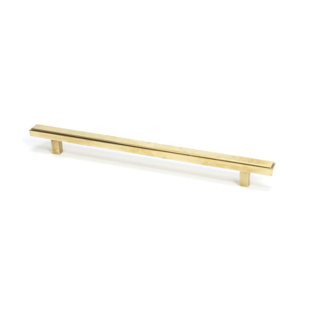 This is an image showing From The Anvil - Aged Brass Scully Pull Handle - Large available from trade door handles, quick delivery and discounted prices