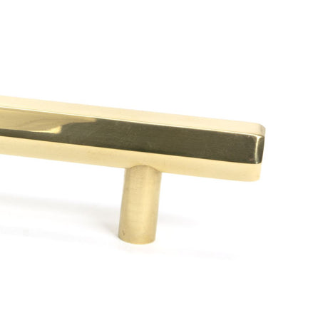 This is an image showing From The Anvil - Aged Brass Kahlo Pull Handle - Small available from trade door handles, quick delivery and discounted prices