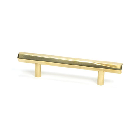 This is an image showing From The Anvil - Aged Brass Kahlo Pull Handle - Small available from trade door handles, quick delivery and discounted prices