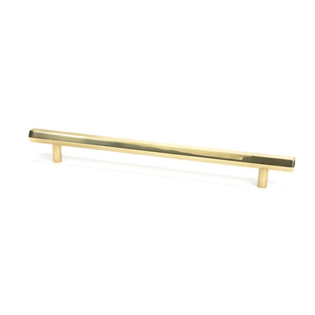 This is an image showing From The Anvil - Aged Brass Kahlo Pull Handle - Large available from trade door handles, quick delivery and discounted prices