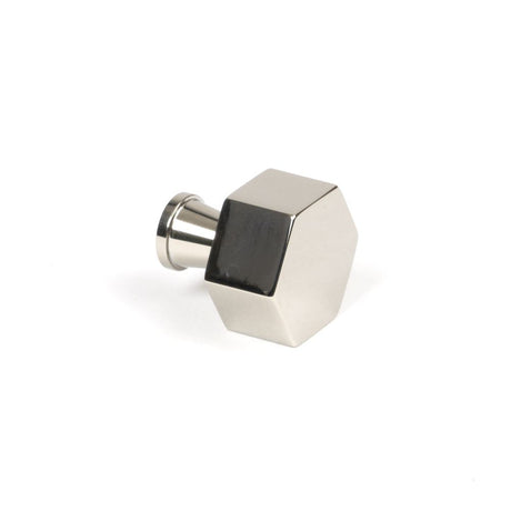 This is an image showing From The Anvil - Polished Nickel Kahlo Cabinet Knob - 25mm available from trade door handles, quick delivery and discounted prices