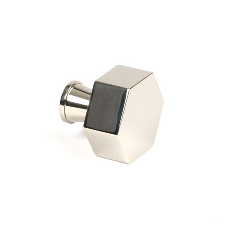 This is an image showing From The Anvil - Polished Nickel Kahlo Cabinet Knob - 32mm available from trade door handles, quick delivery and discounted prices