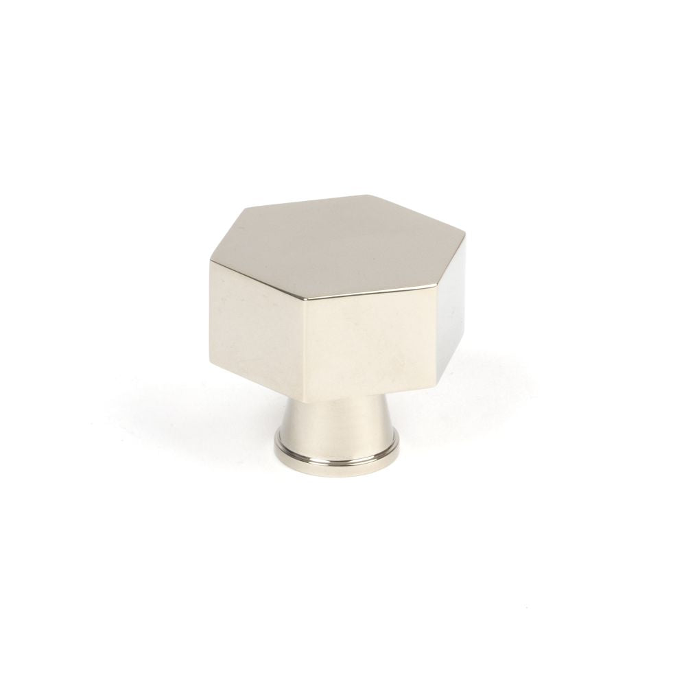 This is an image showing From The Anvil - Polished Nickel Kahlo Cabinet Knob - 38mm available from trade door handles, quick delivery and discounted prices