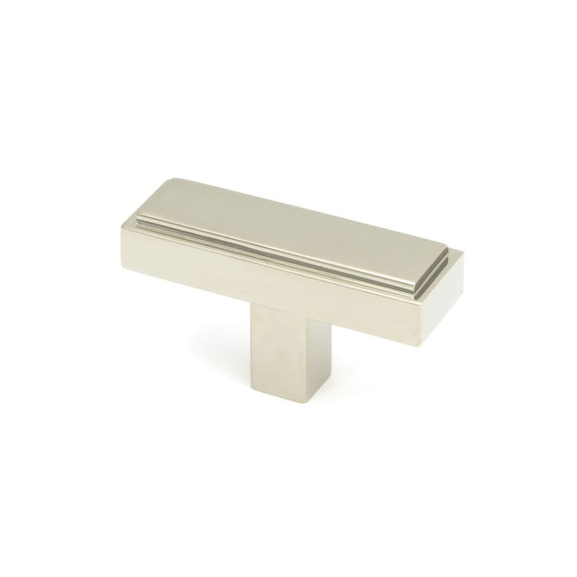 This is an image showing From The Anvil - Polished Nickel Scully T-Bar available from trade door handles, quick delivery and discounted prices