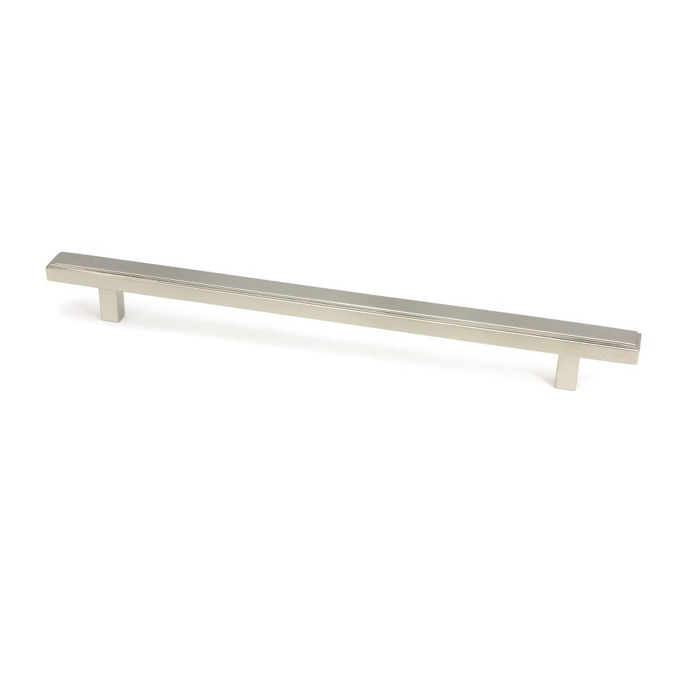 This is an image showing From The Anvil - Polished Nickel Scully Pull Handle - Large available from trade door handles, quick delivery and discounted prices