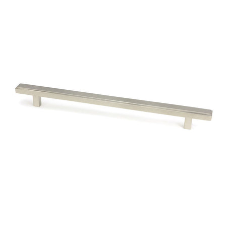 This is an image showing From The Anvil - Polished Nickel Scully Pull Handle - Large available from trade door handles, quick delivery and discounted prices