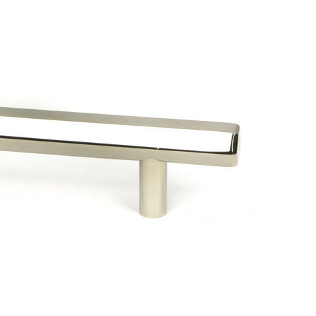 This is an image showing From The Anvil - Polished Nickel Kahlo Pull Handle - Large available from trade door handles, quick delivery and discounted prices