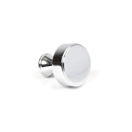 This is an image showing From The Anvil - Polished Chrome Scully Cabinet Knob - 25mm available from trade door handles, quick delivery and discounted prices