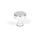 This is an image showing From The Anvil - Polished Chrome Scully Cabinet Knob - 25mm available from trade door handles, quick delivery and discounted prices