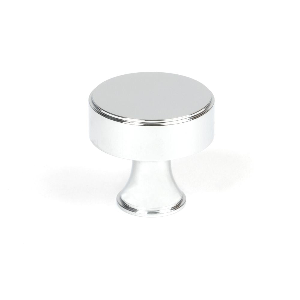 High Quality image of From The Anvil - Polished Chrome Scully Cabinet Knob - 32mm | 50527 | available to order from Trade Door Handles in Kendal.