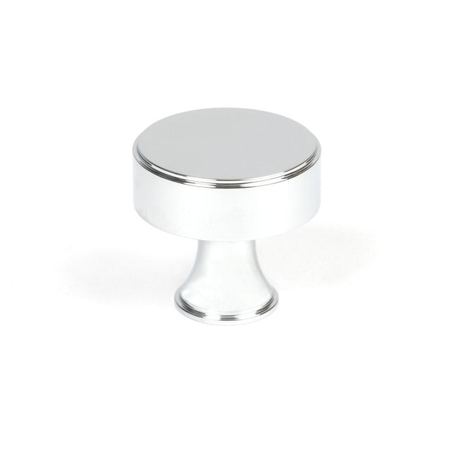 High Quality image of From The Anvil - Polished Chrome Scully Cabinet Knob - 32mm | 50527 | available to order from Trade Door Handles in Kendal.