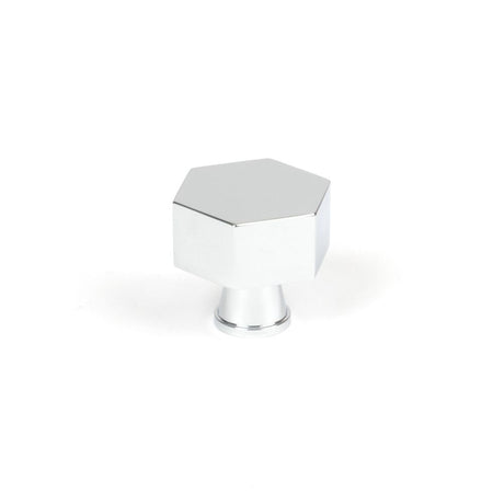 This is an image showing From The Anvil - Polished Chrome Kahlo Cabinet Knob - 32mm available from trade door handles, quick delivery and discounted prices