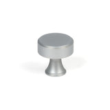 This is an image showing From The Anvil - Satin Chrome Scully Cabinet Knob - 25mm available from trade door handles, quick delivery and discounted prices