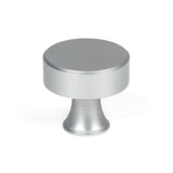 This is an image showing From The Anvil - Satin Chrome Scully Cabinet Knob - 38mm available from trade door handles, quick delivery and discounted prices