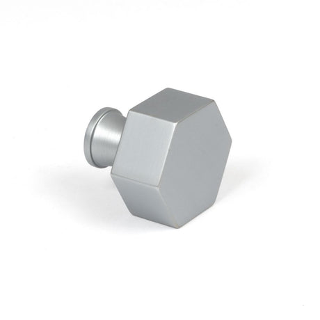 This is an image showing From The Anvil - Satin Chrome Kahlo Cabinet Knob - 32mm available from trade door handles, quick delivery and discounted prices