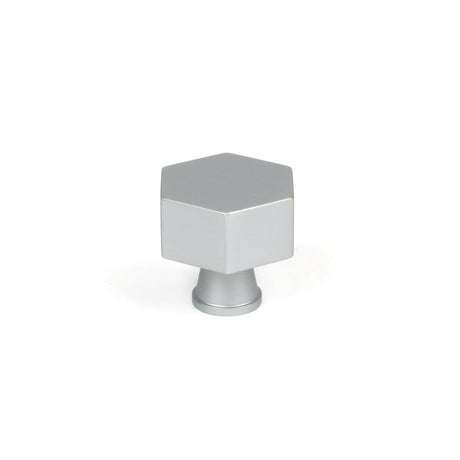 This is an image showing From The Anvil - Satin Chrome Kahlo Cabinet Knob - 32mm available from trade door handles, quick delivery and discounted prices