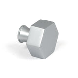 This is an image showing From The Anvil - Satin Chrome Kahlo Cabinet Knob - 38mm available from trade door handles, quick delivery and discounted prices