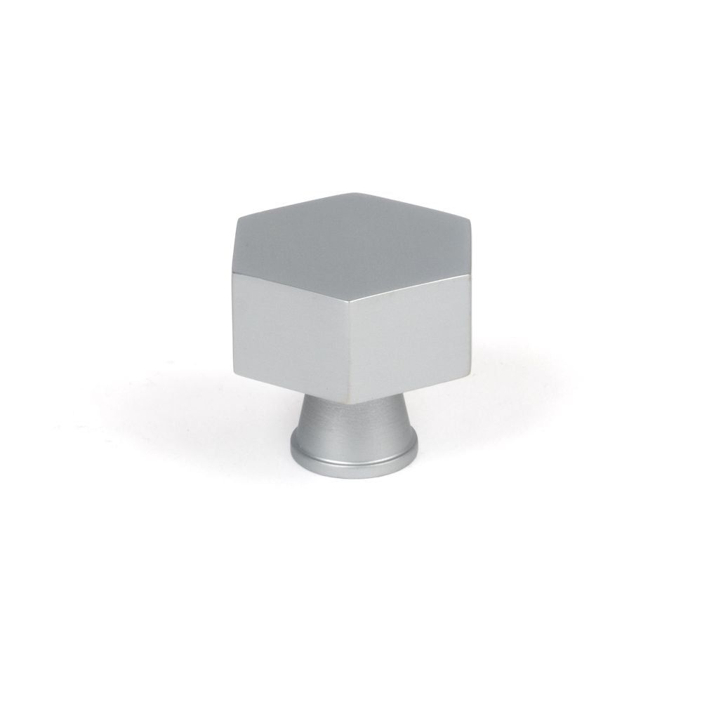 This is an image showing From The Anvil - Satin Chrome Kahlo Cabinet Knob - 38mm available from trade door handles, quick delivery and discounted prices