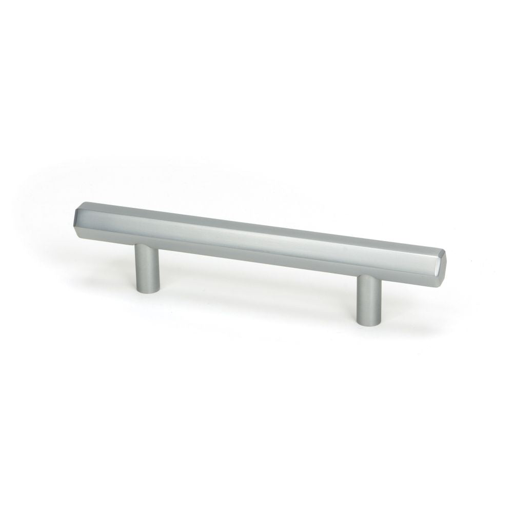 This is an image showing From The Anvil - Satin Chrome Kahlo Pull Handle - Small available from trade door handles, quick delivery and discounted prices