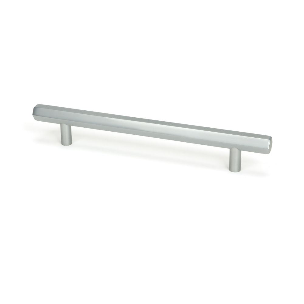 This is an image showing From The Anvil - Satin Chrome Kahlo Pull Handle - Medium available from trade door handles, quick delivery and discounted prices