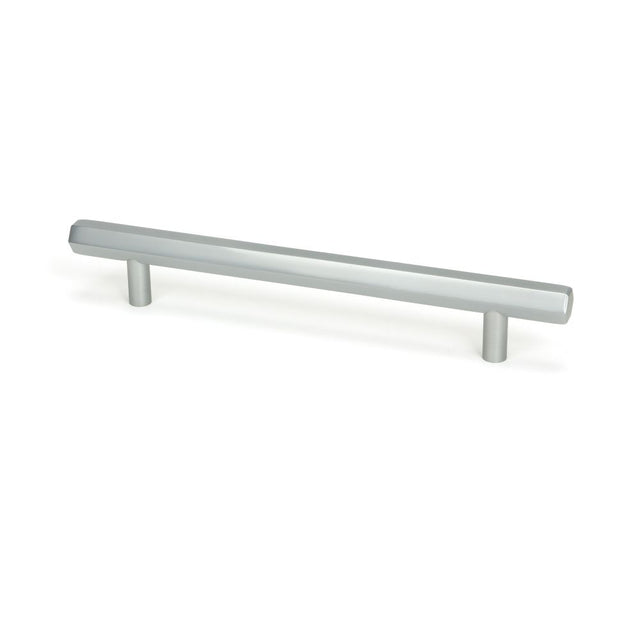 This is an image showing From The Anvil - Satin Chrome Kahlo Pull Handle - Medium available from trade door handles, quick delivery and discounted prices